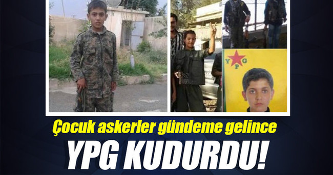 Çocuk askerler gündeme gelince YPG sözcüsü terörist kudurdu!