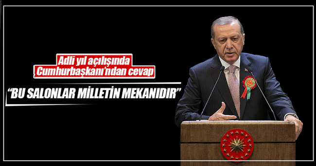 Cumhurbaşkanı Erdoğan: Bu mekan milletin ve devletin mekanıdır