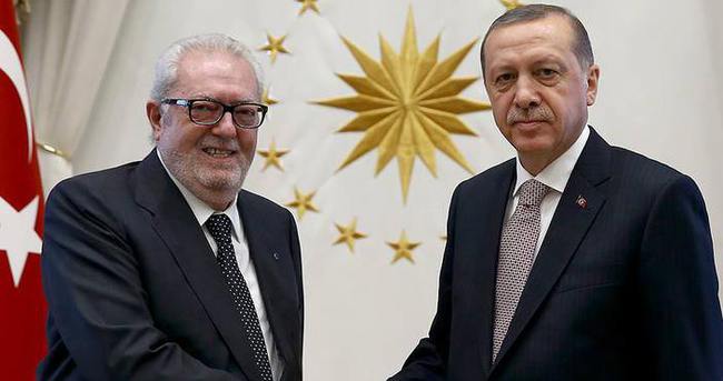Cumhurbaşkanı Erdoğan AKPM Başkanı Agramunt’u kabul etti