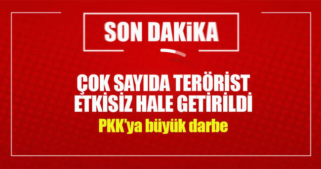 Çukurca kırsalına hava harekatı! 33 PKK’lı öldürüldü