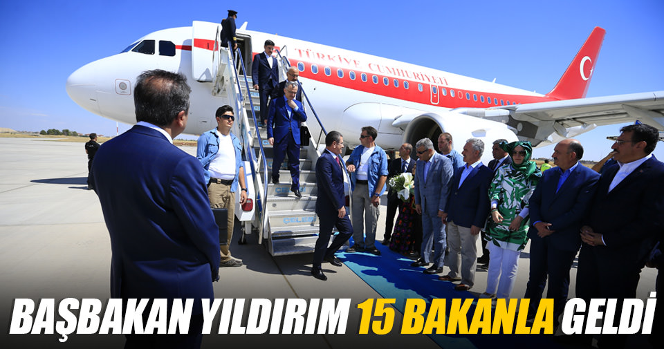 Başbakan Binali Yıldırım Diyarbakır’a geldi