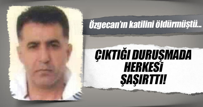 Katilini öldürdüğü Özgecan’ın fotoğrafı olan tişörtle duruşmaya çıktı