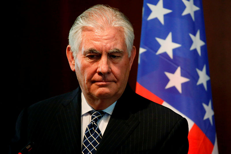 ABD Dışişleri Bakanlığı'ndan Tillerson açıklaması ABD Dışişleri Bakanlığı'ndan Tillerson açıklaması