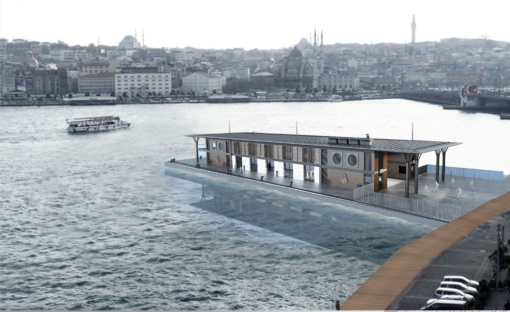 Yüzer iskelenin animasyon fotoğrafları ortaya çıktı Yüzer iskelenin animasyon fotoğrafları ortaya çıktı