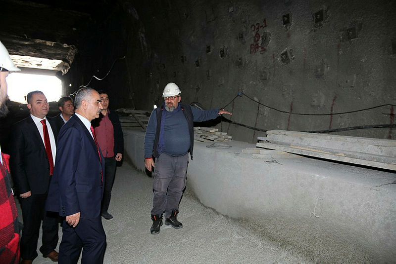 Mevlana Tüneli'nde ikinci tüpte ışığa 50 metre Mevlana Tüneli'nde ikinci tüpte ışığa 50 metre