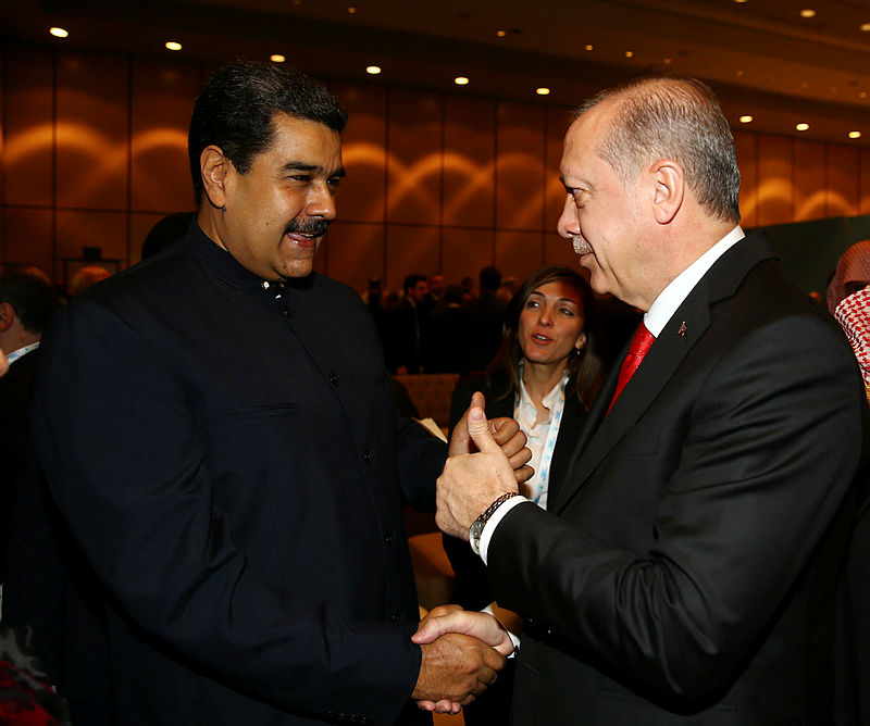 Erdoğan Venezuela Devlet Başkanı Maduro ile telekonferansla görüştü Erdoğan Venezuela Devlet Başkanı Maduro ile telekonferansla görüştü
