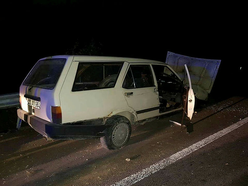 Çavdarhisar'da trafik kazası 1 yaralı