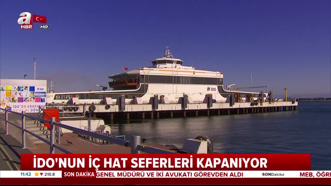 İDO, İstanbul iç hat seferlerini durduruyor İDO, İstanbul iç hat seferlerini durduruyor