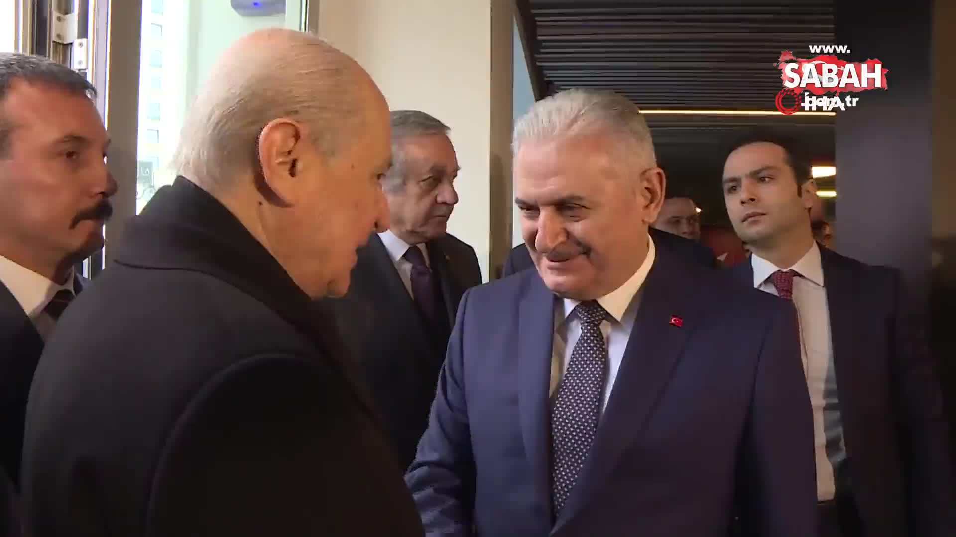 MHP lideri Bahçeli, TBMM Başkanı Yıldırımı ziyaret etti MHP lideri Bahçeli, TBMM Başkanı Yıldırımı ziyaret etti