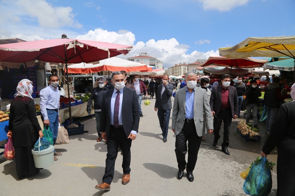 Develi De Ilce Protokolu Korona Virus Tedbirlerine Dikkat Cekmeye Devam Ediyor Kayseri Haberleri