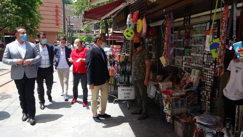 Carsi Esnafina Hakan Cavusoglu Morali Bursa Haberleri