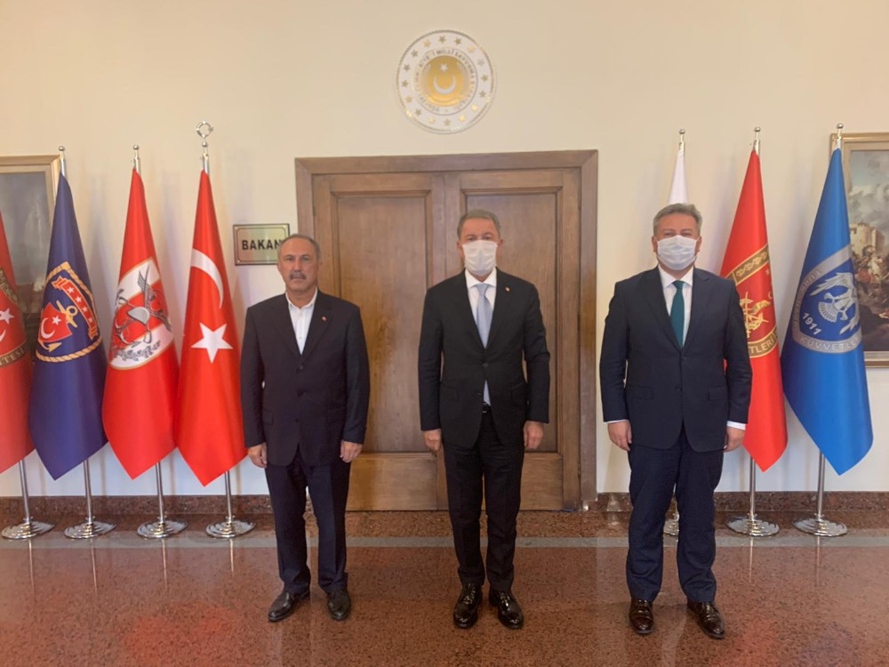 Başkan Palancıoğlu, Bakan Akar’ı ziyaret etti