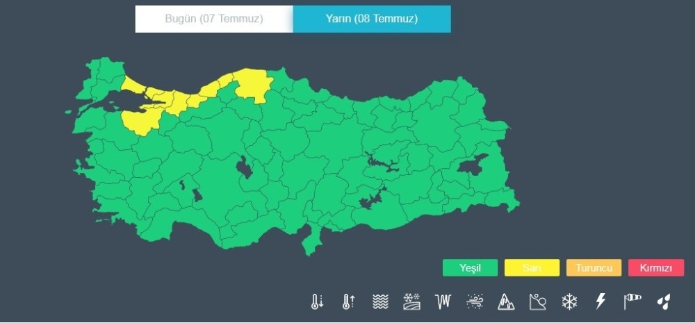 Meteorolojiden Yarin Bursa Icin Sari Uyari Bursa Haberleri