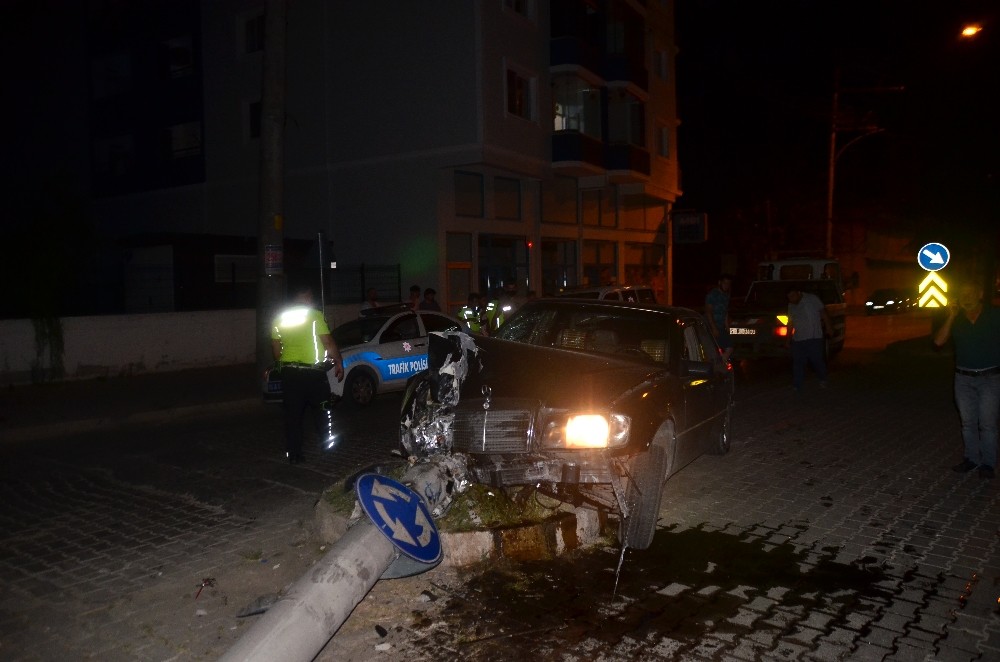 alkollu surucu polisten kacti kaza