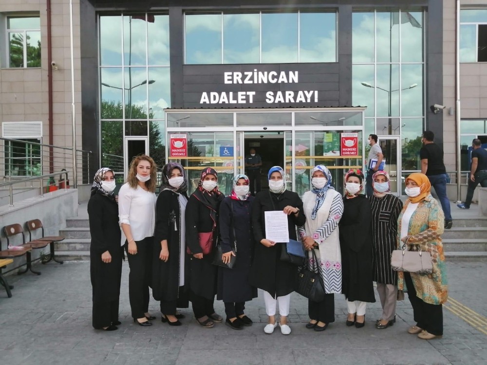 Erzincan’da AK Partili kadınlar, Dilipak hakkında suç duyurusunda bulundu