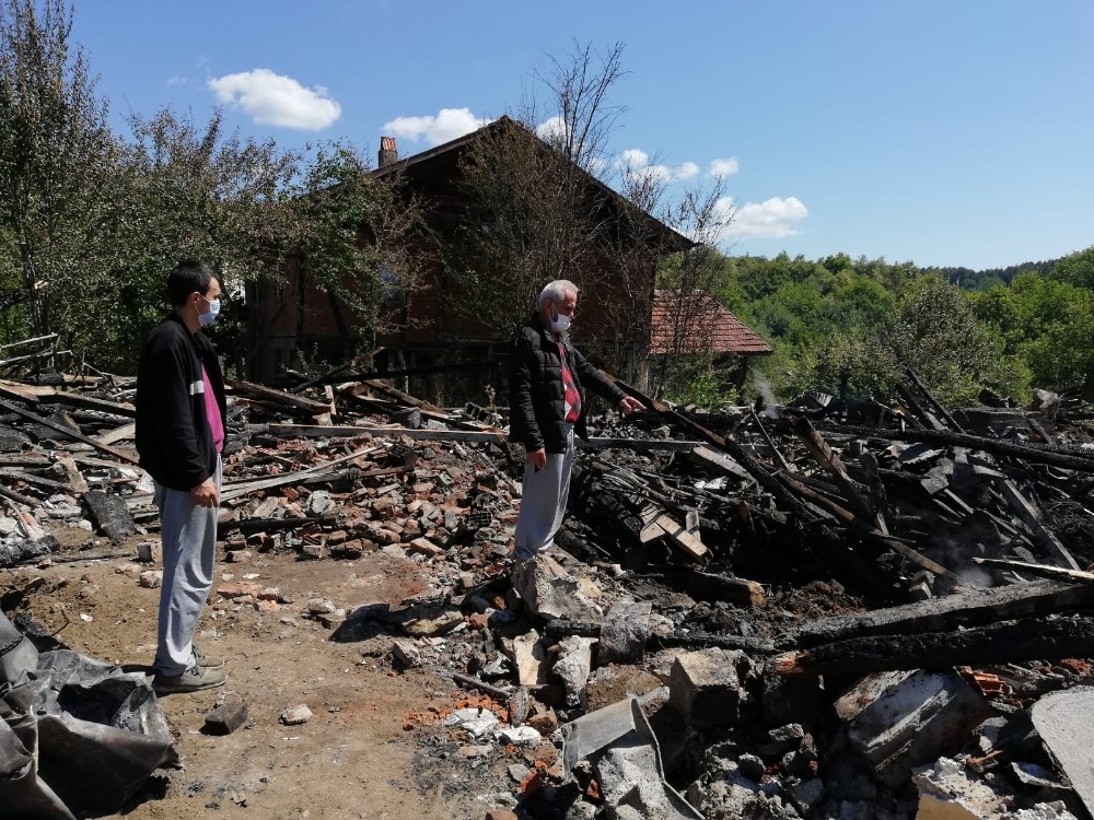 Bolu’da yaşlı çifti yangın ayırdı: 1 ölü