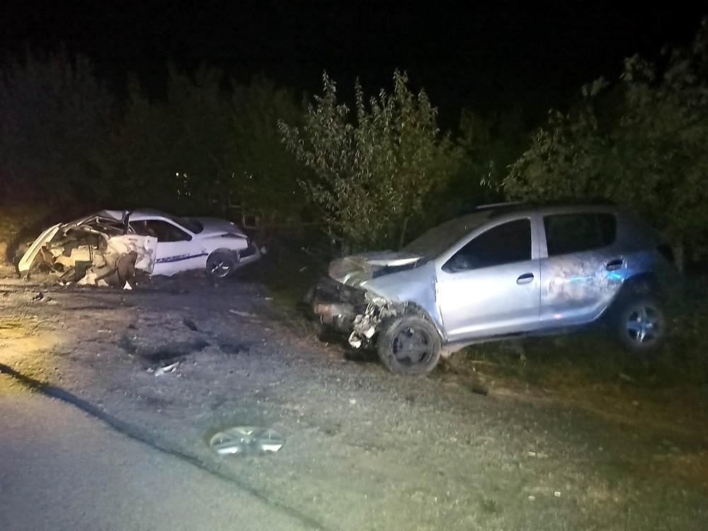 Konya’da otomobil park halindeki araca çarptı: 1 yaralı