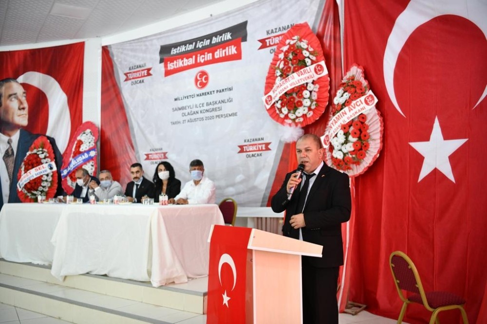 MHP Sailmbeyli İlçe Başkanı Esentürk güven tazeledi