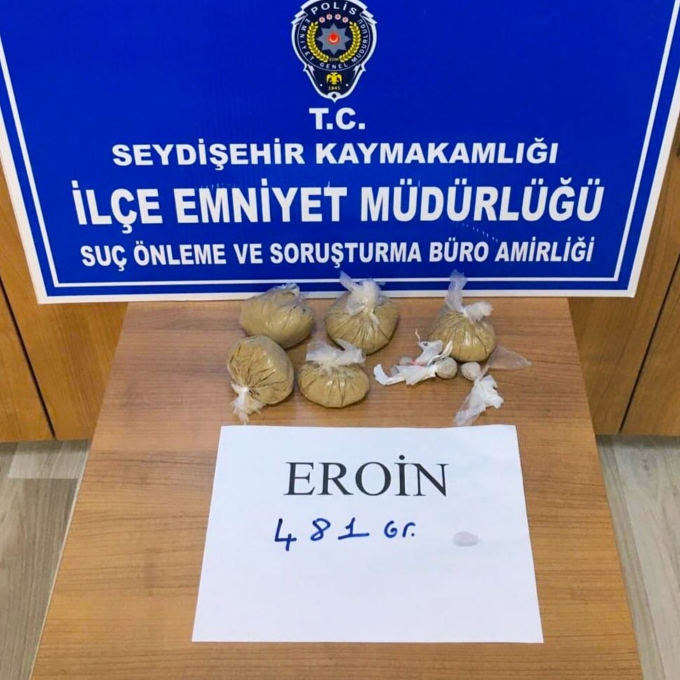 Konya’da 10 kilo uyuşturucu yakalandı