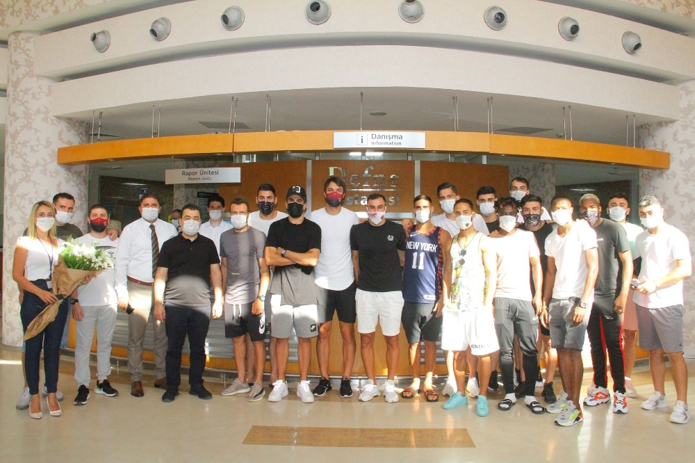 Hatayspor’da futbolcular sağlık kontrolünden geçirildi