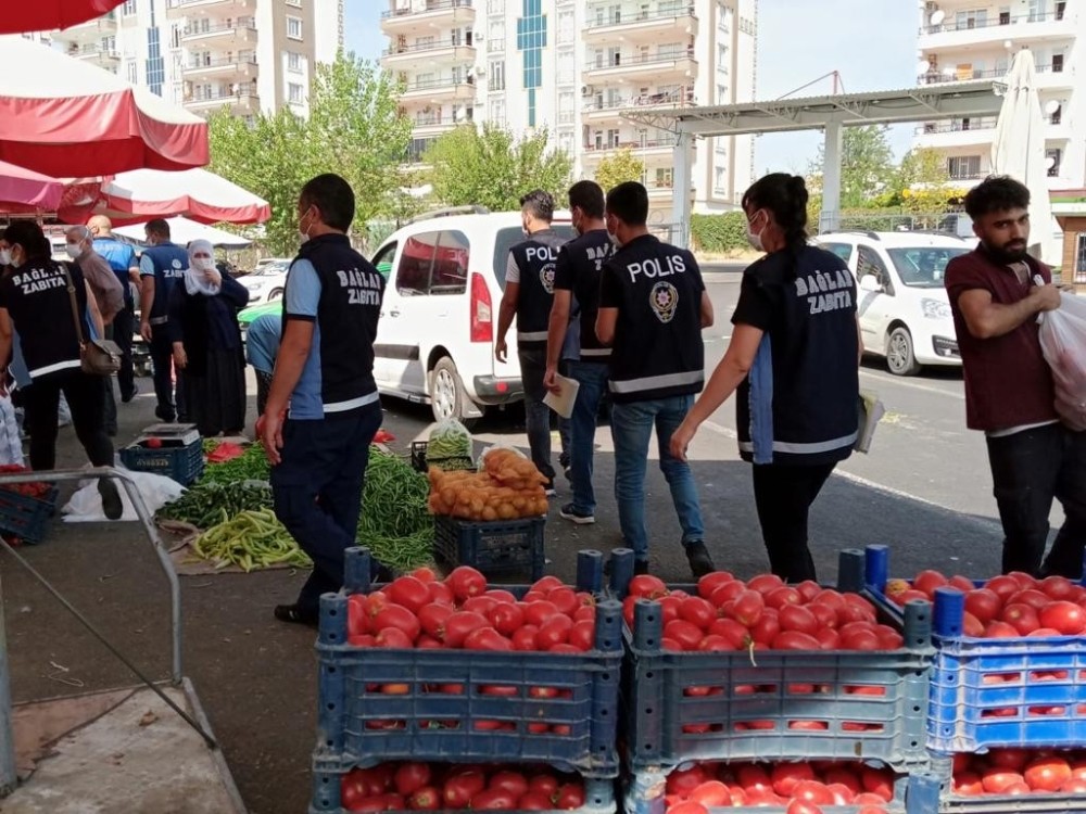 Sebze halinde korona virüs Diyarbakır Haberleri