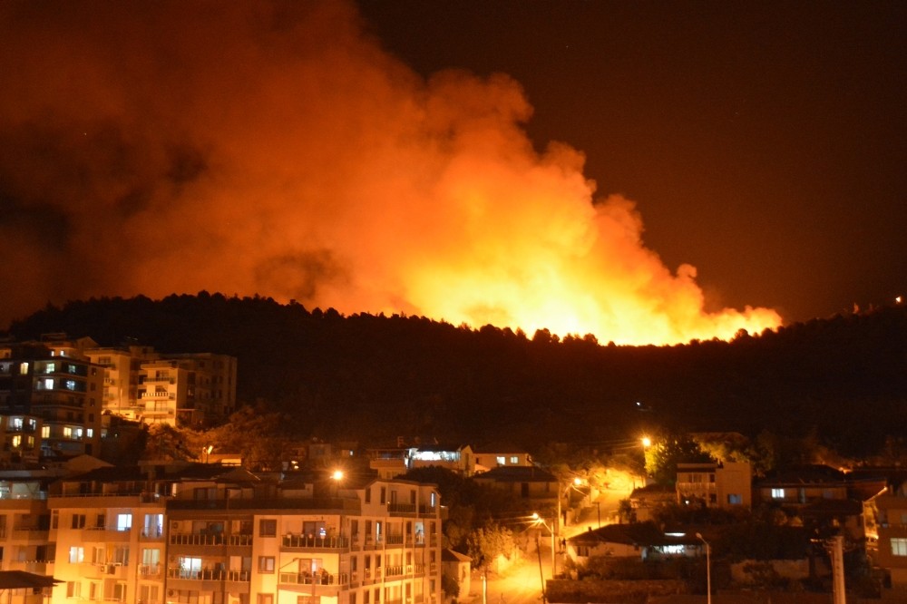 İzmir’deki otluk yangını ile ilgili bir gözaltı