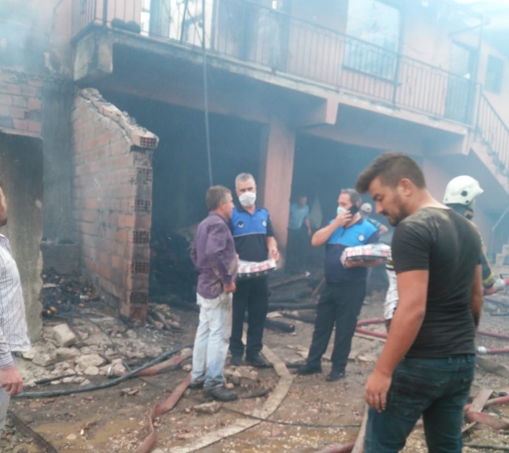 Yenişehir’de korkutan yangın