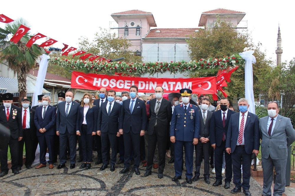 Atatürk’ün Bandırma’ya gelişinin yıldönümü kutlandı