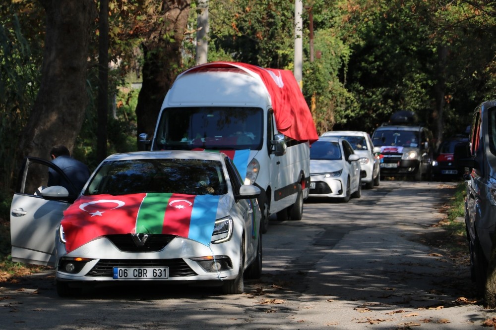 Zonguldak Tan Azerbaycan A Destek Konvoyu Zonguldak Haberleri