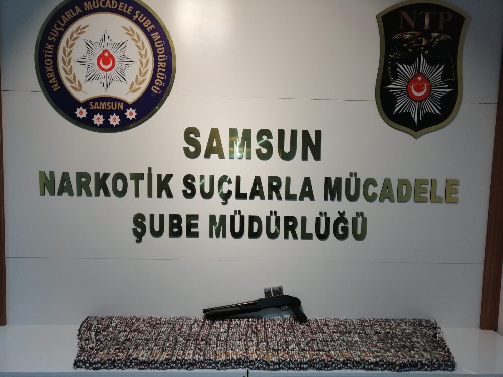 Samsun’da 20 bin 689 uyuşturucu hap ele geçirildi: 5 gözaltı