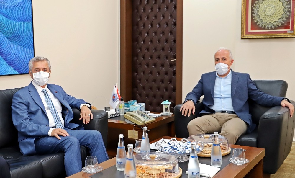 Şahinbey Belediye Başkanı Tahmazoğlu, Başkan Gültak ile buluştu