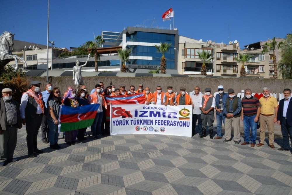 Menemen’den Azerbaycan’a Yanınızdayız mesajı