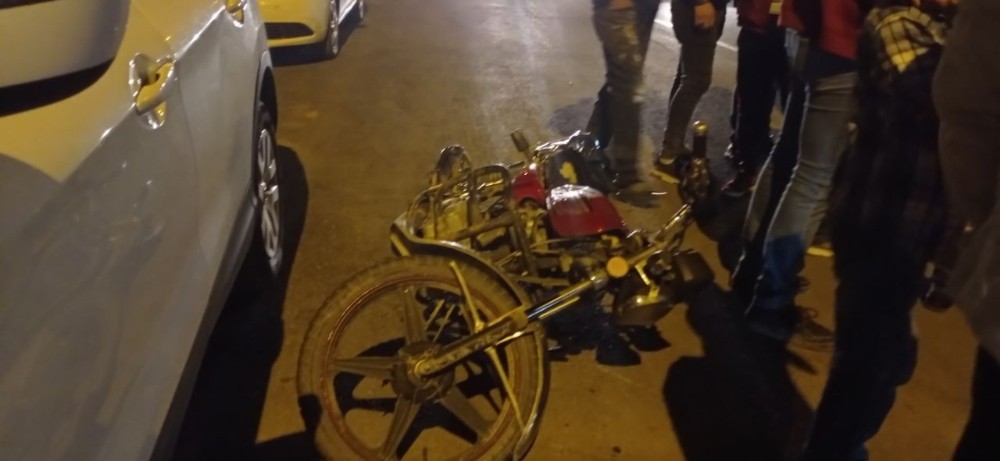 Ağır yaralanan motosiklet sürücüsü Sivas’a sevk edildi