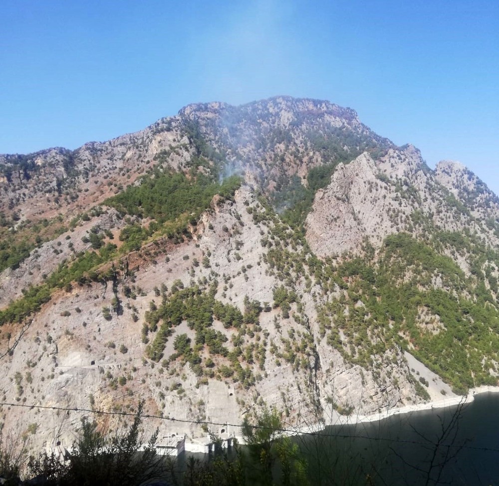 Kahramanmaraş’ta 1 hektar ormanlık alan yandı