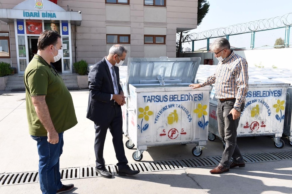 Tarsus Belediyesi, bin adet çöp konteyneri aldı