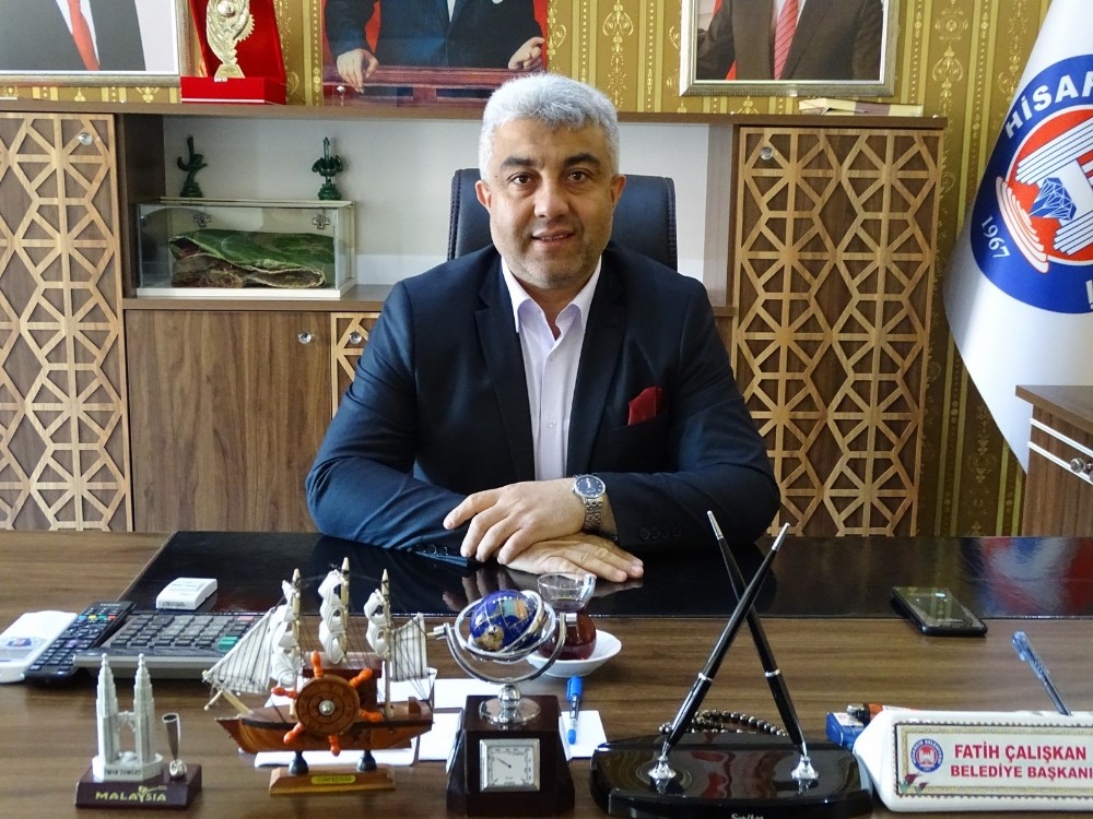 Covid-19 testi pozitif çıkan Hisarcık Belediye Başkanı Fatih Çalışkan karantinada