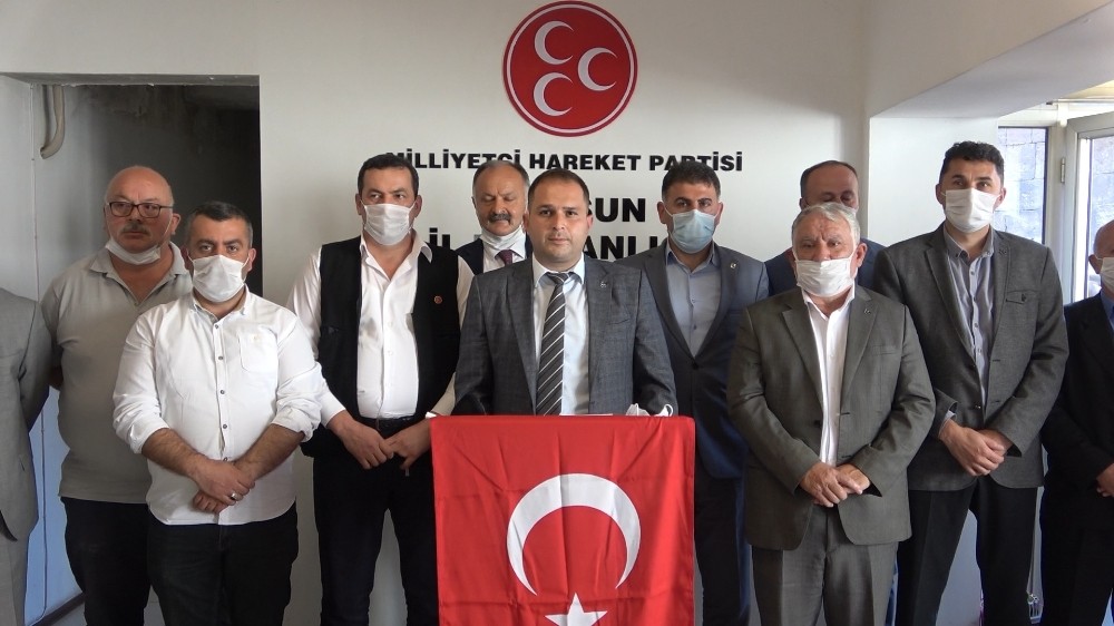 MHP Giresun İlçe Başkanları Ertuğrul Gazi Konal’ı destekleyeceklerini açıkladılar