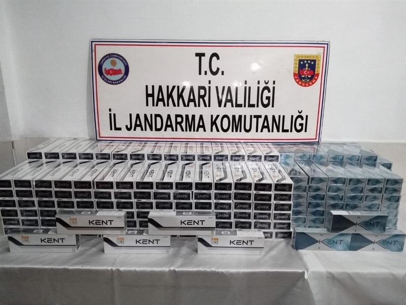 Hakkari’de 5 bin paket kaçak sigara ele geçirildi