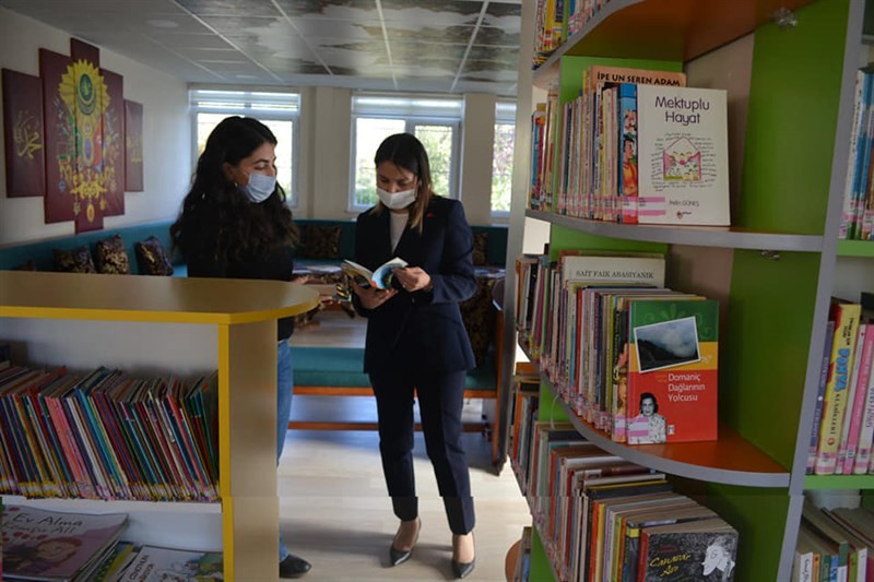 Kütüphane ve Halk Eğitim Merkezi Müdürlüğü’ne ziyaret