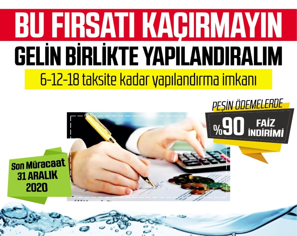 Bayburt Belediyesi’nden borç yapılandırma imkânı