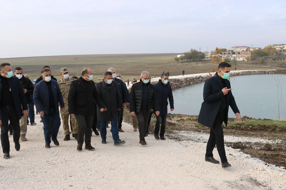 Diyarbakır Valisi Münir Karaloğlu, Karaçalı Göletinde inceleme yaptı