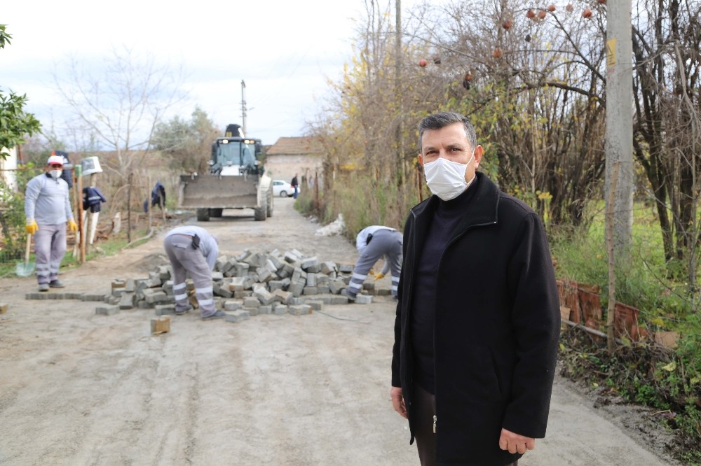 Umurlu’daki yol çalışmaları vatandaşları memnun etti