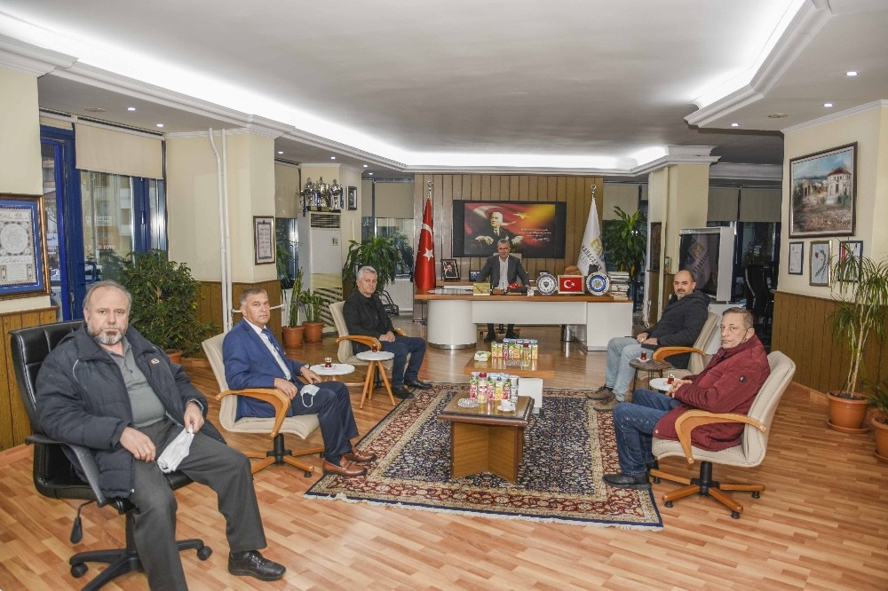 Oda başkanlarından Başkan Özkan’a ziyaret