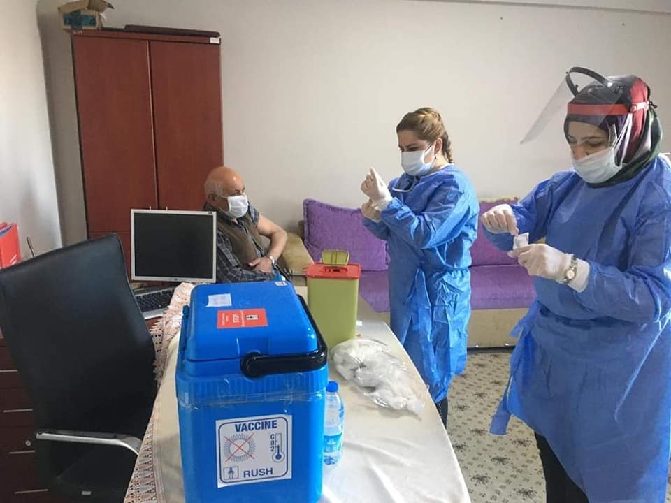 Kırşehir’de, aşı uygulamaları sürdürülüyor