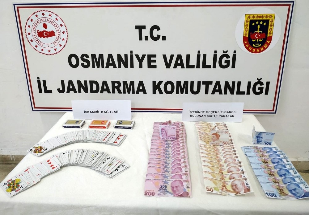 Osmaniye’de kumar oynayan 14 kişiye 48 bin lira ceza