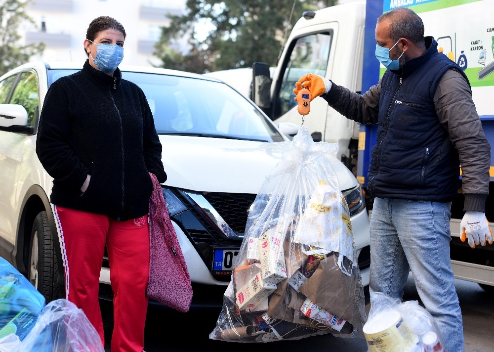 Ocak ayında Çevreci Komşu Kartlara 64 bin 178 lira yüklendi