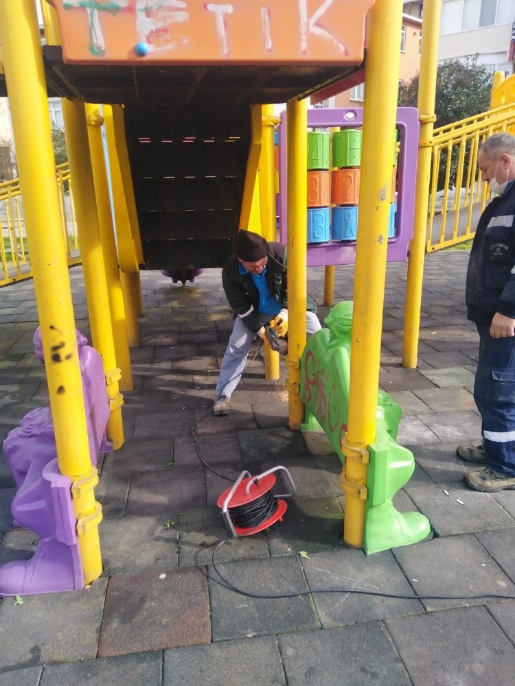 Gebze ve Darıca’da parkların onarımı yapıldı Kocaeli Haberleri