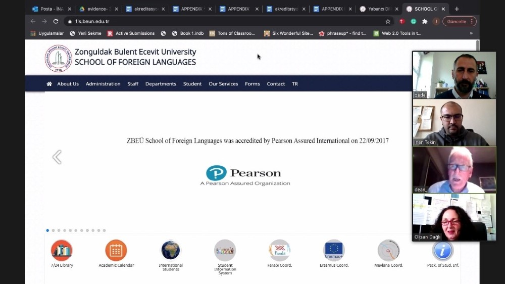 Pearson  Assured  International  4. yıllık ziyareti online gerçekleştirildi