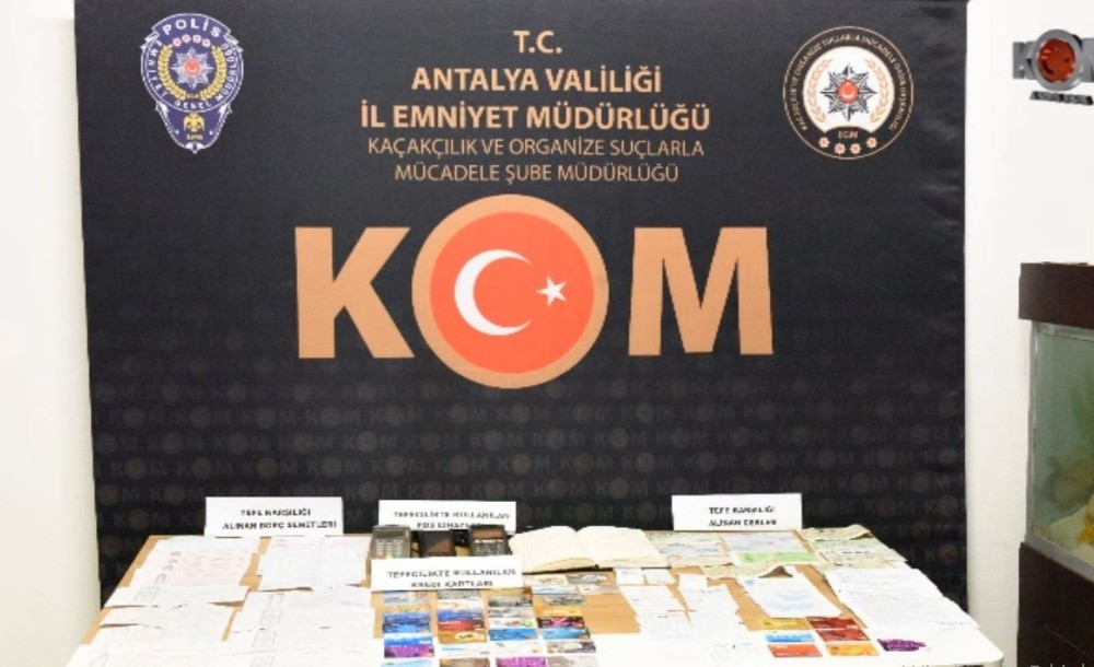 Antalya’da 65 kişiyi mağdur eden 9 tefeci tutuklandı
