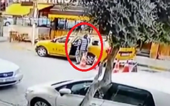 erkek ve kız sami şahini dövüyor